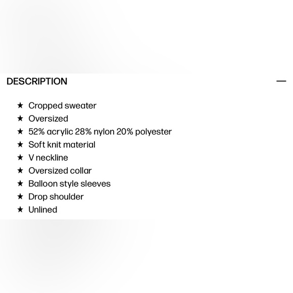 NWOT Princess Polly TIARA CROPPED SWEATER BEIGE - Picture 5 of 5